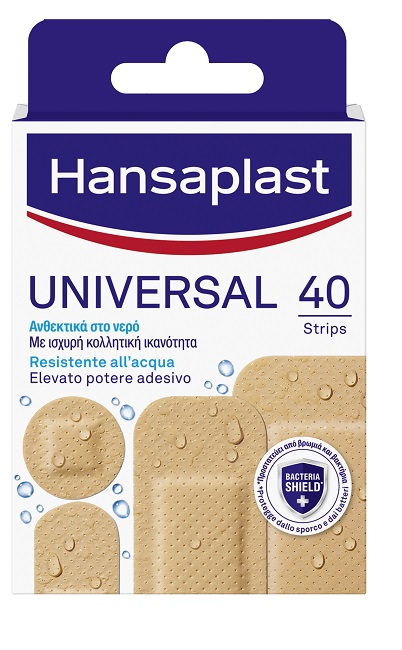 CEROTTO HANSAPLAST UNIVERSAL ASSORTITI 40 PEZZI - Farmacia Mastrangelo 