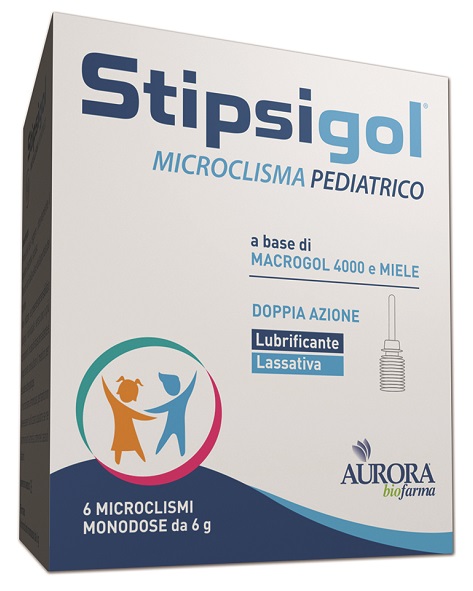 STIPSIGOL MICROCLISMA PEDIATRICO 6 X 6 G - Farmacia Mastrangelo 