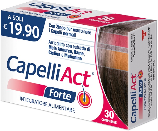 CAPELLI ACT FORTE 30 COMPRESSE - Farmacia Mastrangelo 