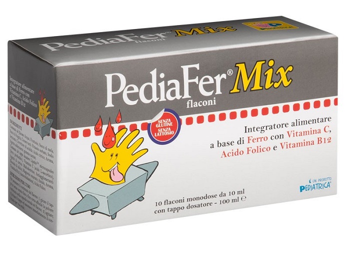 PEDIAFER MIX 10 FLACONI DA 10 ML - Farmacia Mastrangelo 