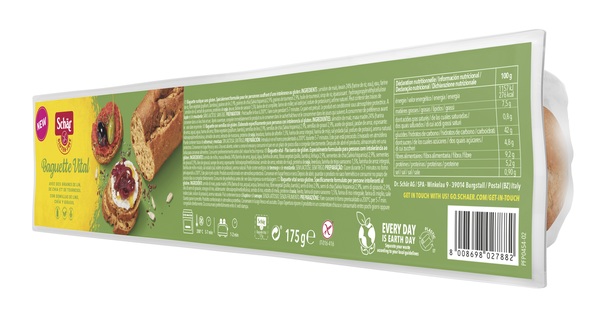 SCHAR BAGUETTES VITAL SENZA LATTOSIO 175 G - Farmacia Mastrangelo 