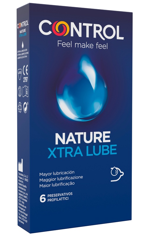 PROFILATTICO CONTROL NATURE 2,0 XTRA LUBE 6 PEZZI - Farmacia Mastrangelo 