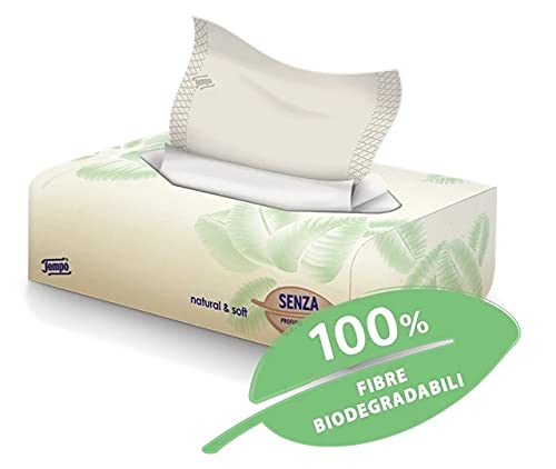 TEMPO BOX FAZZOLETTI NATURAL&SOFT 70 PEZZI - Farmacia Mastrangelo 