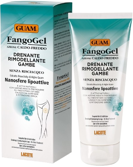 GUAM FANGOGEL DRENANTE RIMODELLANTE GAMBE 200 ML - Farmacia Mastrangelo 