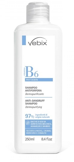 VEBIX PHYTAMIN SHAMPOO ANTIFORFORA DERMOPURIFICANTE 250 ML - Farmacia Mastrangelo 