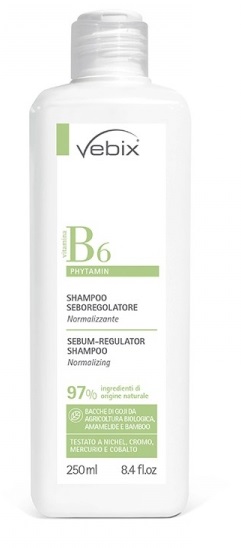 VEBIX PHYTAMIN SHAMPOO SEBOREGOLATORE NORMALIZZANTE 250 ML - Farmacia Mastrangelo 