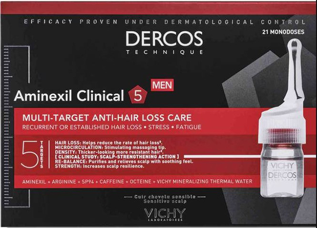 DERCOS AMINEXIL UOMO 12 FIALE 6 ML - Farmacia Mastrangelo 