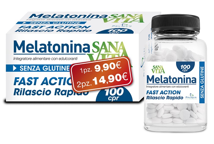 SANAVITA MELATONINA 100 COMPRESSE - Farmacia Mastrangelo 