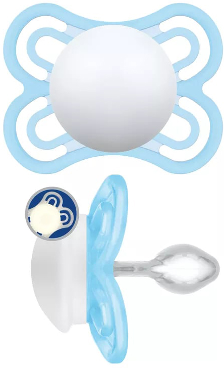 MAM SUCCHIETTO PERFECT 2-6 MESI SILICONE SINGLE BOX MASCHIO - Farmacia Mastrangelo 