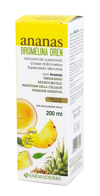 ANANAS BROMELINA DREN 200 ML - Farmacia Mastrangelo 