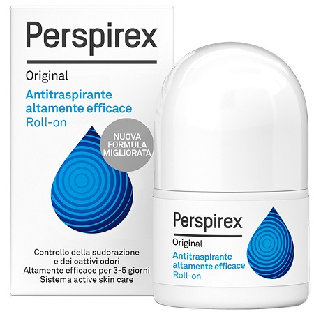 PERSPIREX ORIGINAL ANTITRASPIRANTE ROLL-ON DEODORANTE NUOVA FORMULA 20 ML - Farmacia Mastrangelo 