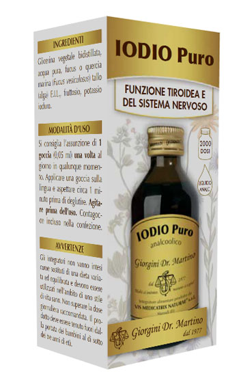 IODIO PURO ANALCOLICO 100 ML - Farmacia Mastrangelo 