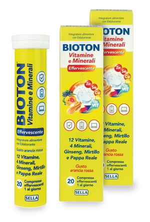 BIOTON VITAMINE+MINERALI 2 FLACONI DA 20 COMPRESSE OFFERTA SPECIALE - Farmacia Mastrangelo 