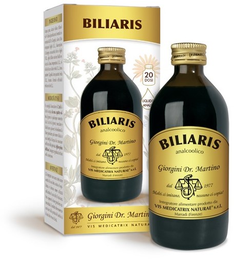 BILIARIS LIQUIDO ANALCOOLICO 200 ML - Farmacia Mastrangelo 