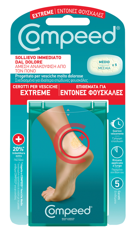 COMPEED CEROTTI PER VESCICHE EXTREME 5 PEZZI - Farmacia Mastrangelo 