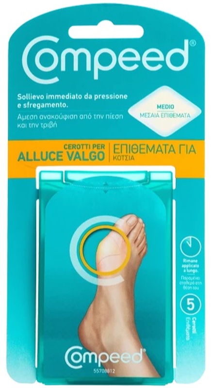 COMPEED CEROTTI PER ALLUCE VALGO 5 PEZZI - Farmacia Mastrangelo 
