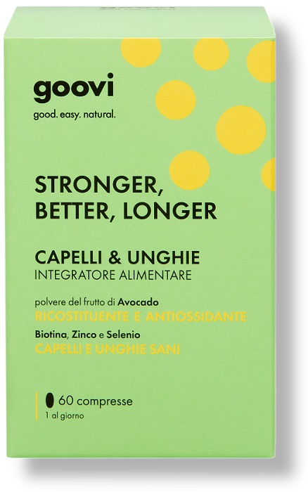GOOVI CAPELLI&UNGHIE 60 COMPRESSE - Farmacia Mastrangelo 