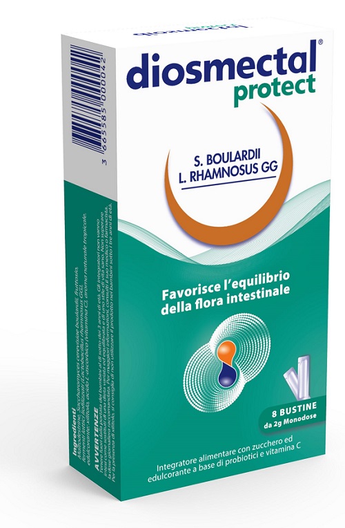 DIOSMECTAL PROTECT 8 BUSTINE OROSOLUBILI 2 G - Farmacia Mastrangelo 
