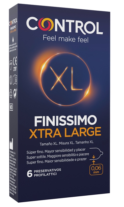 CONTROL FINISSIMO XTRA LARGE 6 PEZZI - Farmacia Mastrangelo 