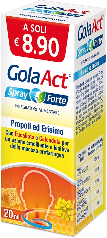 GOLA ACT SPRAY FORTE 20 ML - Farmacia Mastrangelo 