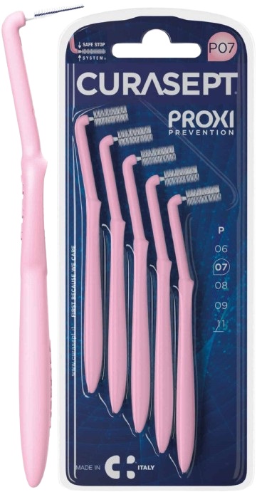 CURASEPT PROXI ANGLE P07 ROSA/PINK 5 PEZZI - Farmacia Mastrangelo 