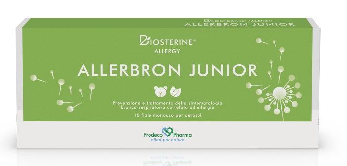 BIOSTERINE ALLERGY ALLERBRON JUNIOR 10 FIALE DA 5 ML - Farmacia Mastrangelo 