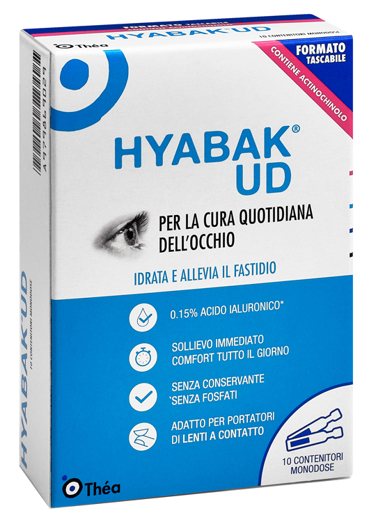 HYABAK UD SOSTITUTO LACRIMALE 10 MONODOSI 4 G - Farmacia Mastrangelo 