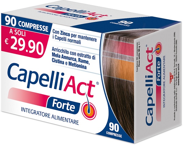 CAPELLI ACT FORTE 90 COMPRESSE - Farmacia Mastrangelo 