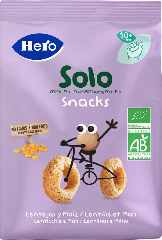 HERO SOLO SNACK LENTICCHIE MAIS 100% BIO 50 G - Farmacia Mastrangelo 