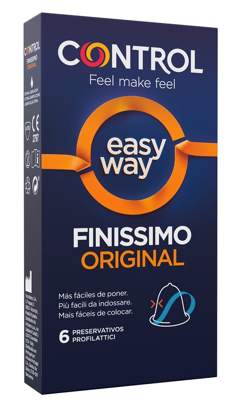 PROFILATTICO CONTROL EASY WAY FINISSIMO ORIGINAL 6 PEZZI - Farmacia Mastrangelo 