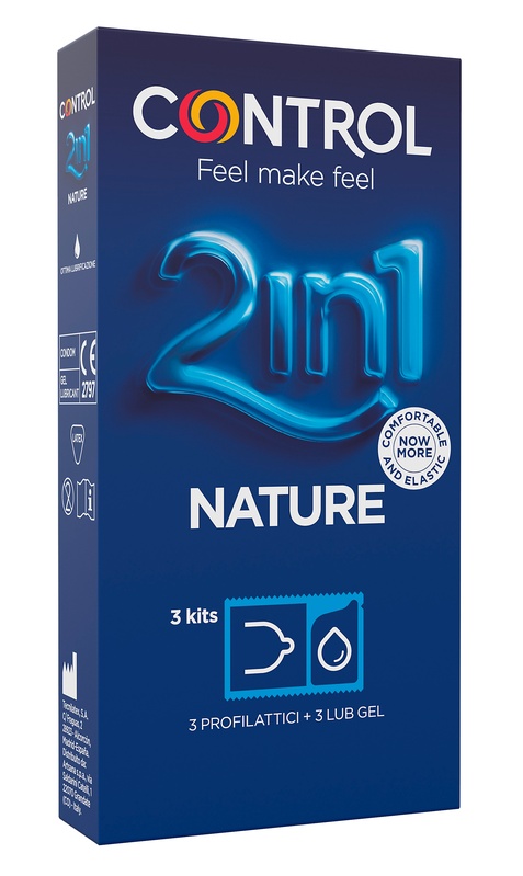 CONTROL 2IN1 NATURE 2,0 + NATURE LUBE 3+ 3 PEZZI - Farmacia Mastrangelo 