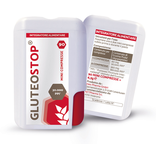 GLUTEOSTOP 90 MINI TABLETS - Farmacia Mastrangelo 