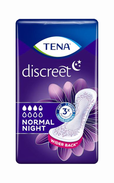 ASSORBENTE TENA DISCREET NORMAL NIGHT 10 PEZZI - Farmacia Mastrangelo 