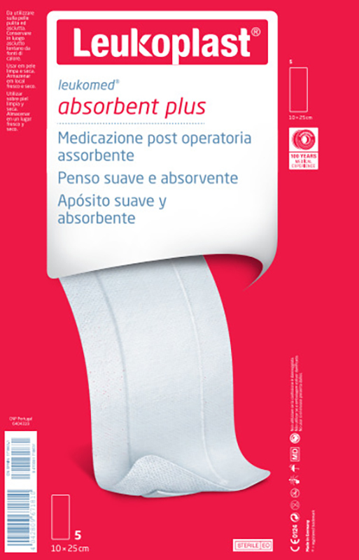 LEUKOMED MEDICAZIONE POST-OPERATORIA IN TESSUTO NON TESSUTO 10 X 25 CM - Farmacia Mastrangelo 
