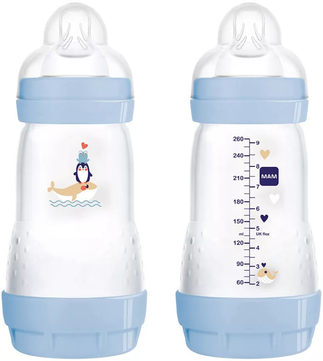MAM BIBERON EASY START 260 ML 2+ TETTARELLA 2 MASCHIO - Farmacia Mastrangelo 