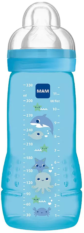 MAM EASY ACTIVE BIBERON 4+ 330 ML TETTARELLA 3 MASCHIO - Farmacia Mastrangelo 