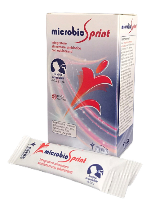 MICROBIOSPRINT 10 STICK OROSOLUBILI - Farmacia Mastrangelo 