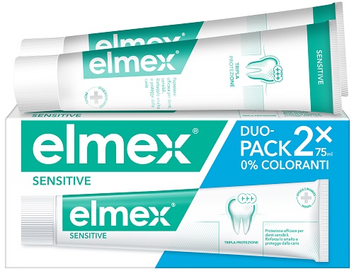 ELMEX SENSITIVE DENTIFRICIO BITUBO 2X75 ML - Farmacia Mastrangelo 