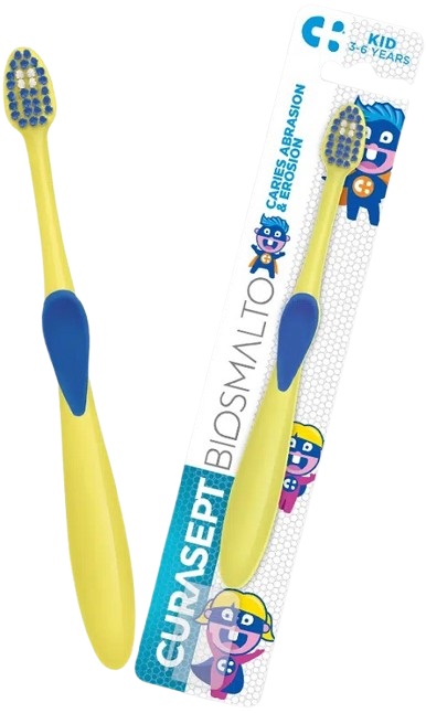 CURASEPT SPAZZOLINO BIOSMALTO KIDS 3-6 ANNI - Farmacia Mastrangelo 