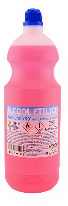 ALCOOL ETILICO DENATURATO 90 GRADI 1 LITRO - Farmacia Mastrangelo 