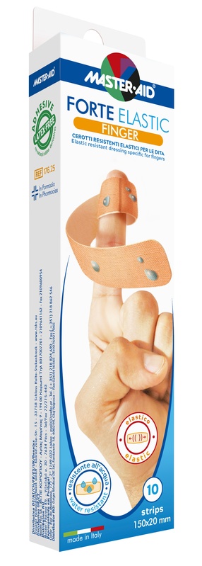 CEROTTO MASTER-AID ELASTIC FINGER 10 PEZZI - Farmacia Mastrangelo 