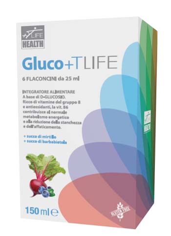 GLUCO+TLIFE 6 FLACONCINI X 25 ML - Farmacia Mastrangelo 