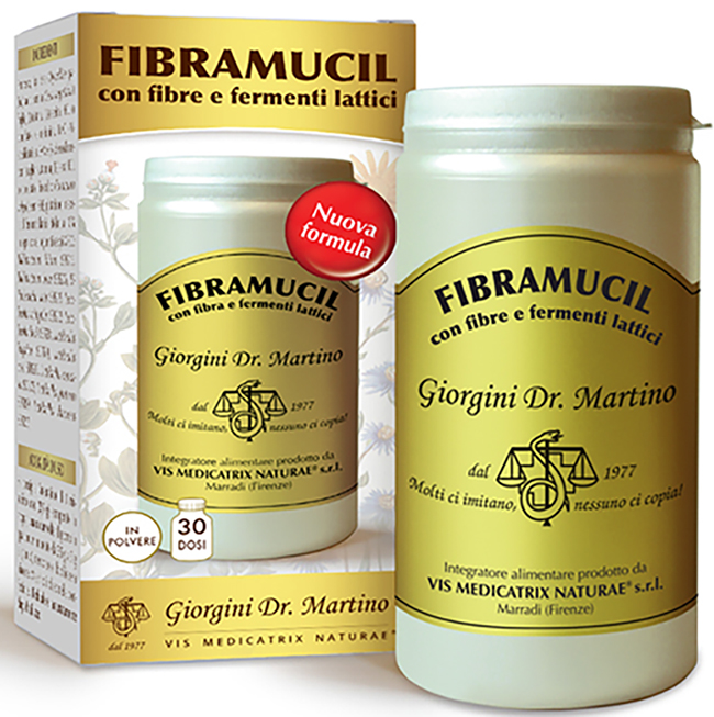 FIBRAMUCIL CON FIBRE E FERMENTI LATTICI POLVERE 120 G - Farmacia Mastrangelo 