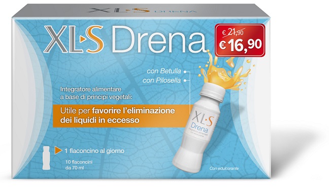 XLS DRENA TAGLIO PREZZO 10 FLACONCINI 70 ML - Farmacia Mastrangelo 
