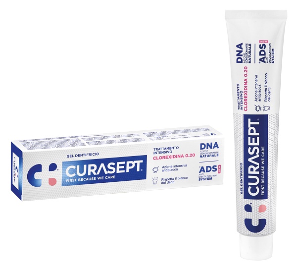 CURASEPT DENTIFRICIO 0,20 75 ML ADS+DNA - Farmacia Mastrangelo 