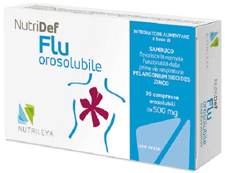NUTRIDEF FLU OROSOLUBILE 20 COMPRESSE - Farmacia Mastrangelo 