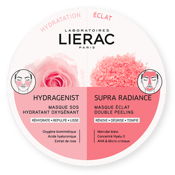 LIERAC MONO MASK HYDRA + SUPRA RADIANCE 2 X 6 ML - Farmacia Mastrangelo 