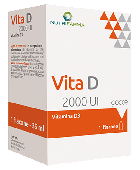 VITA D 2000UI GOCCE 35 ML - Farmacia Mastrangelo 