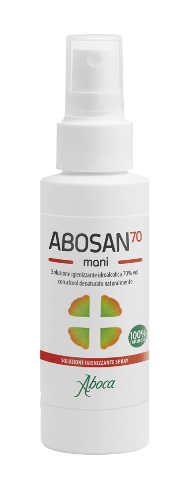 ABOSAN70 SOLUZIONE IGIENIZZANTE MANI 100 ML SPRAY - Farmacia Mastrangelo 