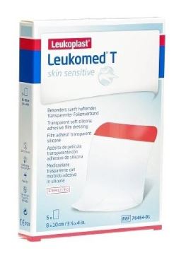 LEUKOMED T SKIN SENSITIVE MEDICAZIONE POST-OPERATORIA TRASPARENTE CON MASSA ADESIVA IN SILICONE 8X10 CM 5 PEZZI - Farmacia Mastrangelo 